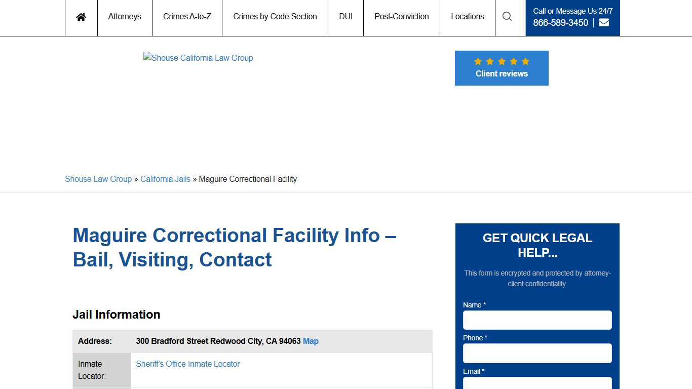 Maguire Correctional Facility Info – Bail, Visiting, Contact